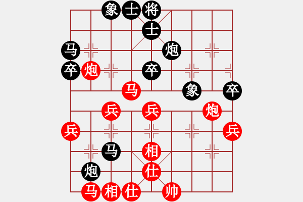 象棋棋譜圖片：9771局 A05-過河炮局-小蟲引擎24層 紅先勝 旋九專雙核-入門 - 步數(shù)：40 