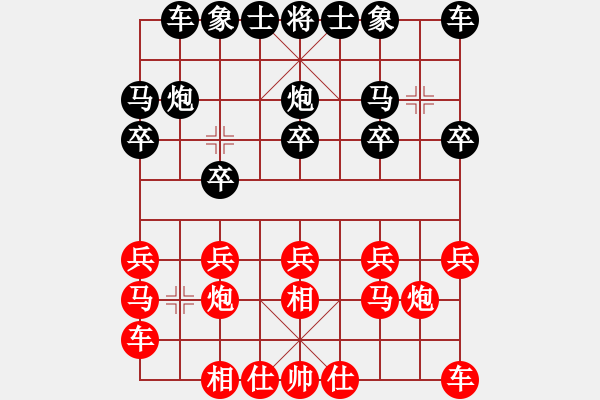 象棋棋譜圖片：山西陽(yáng)泉隊(duì) 聶愛(ài)春 負(fù) 天津 張彬 - 步數(shù)：10 