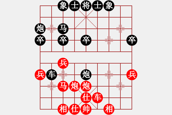 象棋棋譜圖片：2006年第三屆梁山賽第九輪：富貴聯(lián)盟三(3段)-勝-品棋戰(zhàn)神(7級) - 步數(shù)：30 