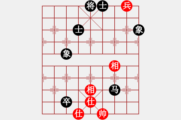 象棋棋譜圖片：xqwz(9段)-和-狐絨滑大哥(9段) - 步數(shù)：100 