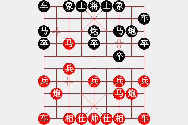 象棋棋譜圖片：百花-薇薇VS大師群樺(2013-8-25) - 步數(shù)：10 