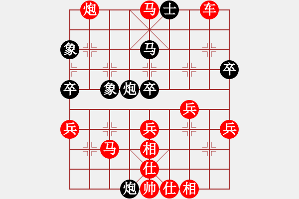 象棋棋譜圖片：森哥[紅] -VS- 風云[黑] - 步數(shù)：53 