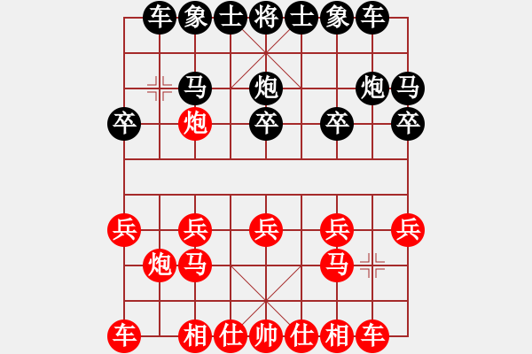 象棋棋譜圖片：峽夜[2356803169] -VS- 510[1291263732] - 步數(shù)：10 