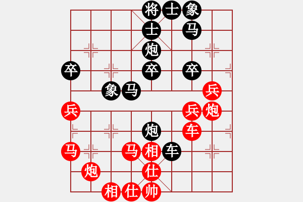 象棋棋譜圖片：．- Empress丶[516051204] -VS- 飛揚(yáng)[1757979381] - 步數(shù)：40 