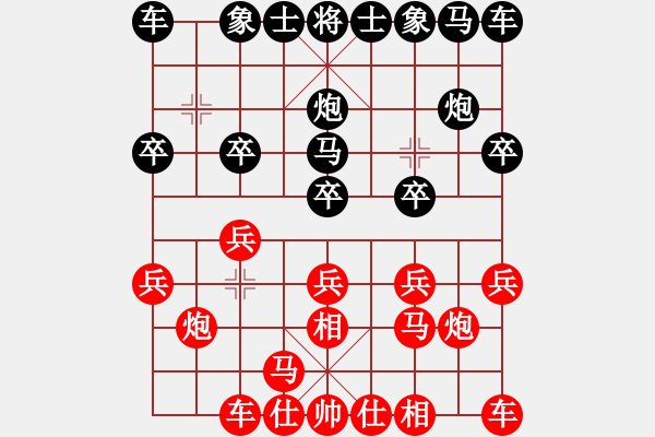 象棋棋譜圖片：快樂每一天[1641776165] -VS- 橫才俊儒[292832991] - 步數(shù)：10 