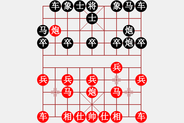 象棋棋譜圖片：飄[1054746232] -VS- 原野[1052149731] - 步數(shù)：10 