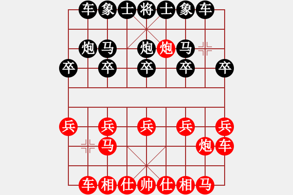 象棋棋譜圖片：過宮炮:超時先負(fù)墨樂 - 步數(shù)：10 