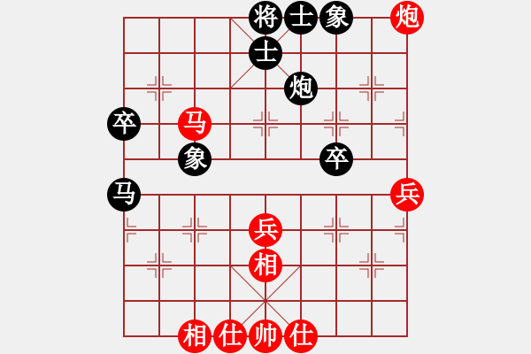 象棋棋譜圖片：大帥張作霖(8段)-和-訥河棋大圣(日帥) - 步數(shù)：60 