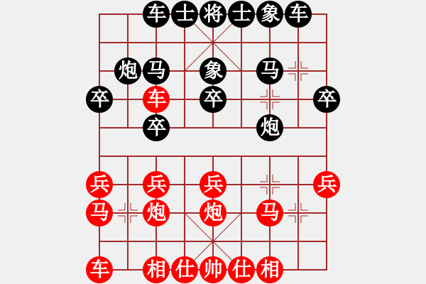 象棋棋譜圖片：2017李白故里杯第6輪 楊湛輝 負(fù) 孫浩宇 - 步數(shù)：20 