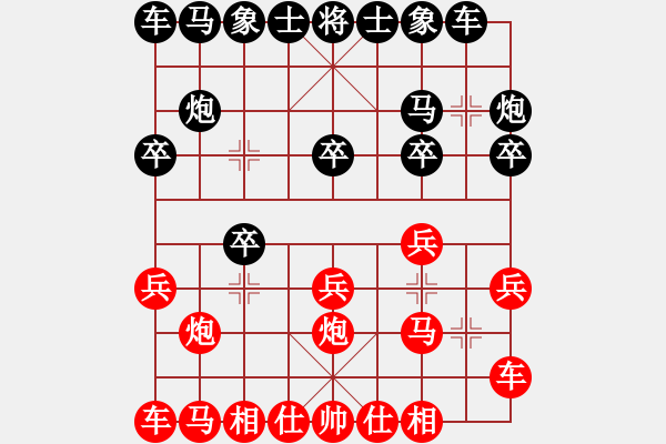 象棋棋譜圖片：三國棋俠(5弦)-勝-想贏贏不了(3星) - 步數(shù)：10 