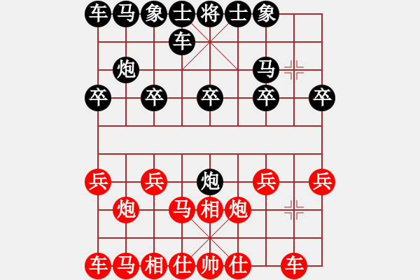 象棋棋譜圖片：風(fēng)中的太陽[-] -VS- 橫才俊儒[292832991] - 步數(shù)：10 