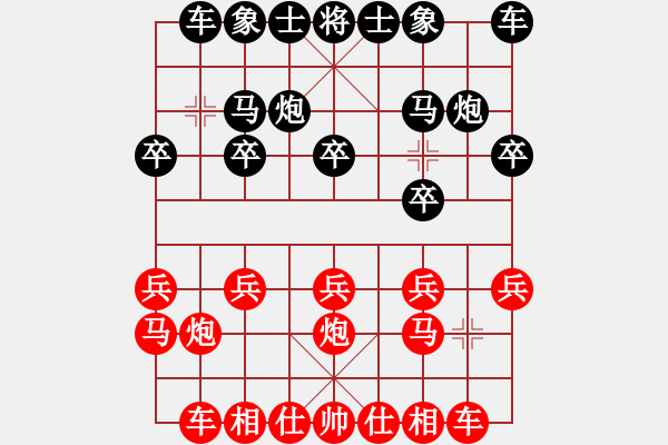 象棋棋譜圖片：撫順我怕誰(4段)-負-billion(2段) - 步數(shù)：10 