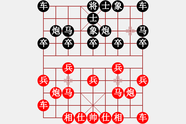 象棋棋譜圖片：飄絮＆夢[紅] 勝 大家好[黑] - 步數(shù)：10 