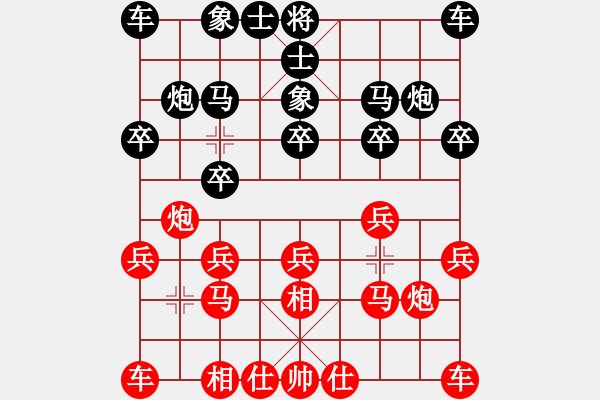 象棋棋譜圖片：棋棋 負(fù) qqq - 步數(shù)：10 