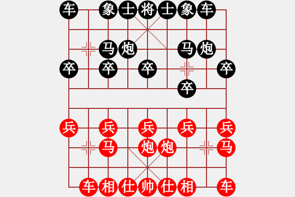 象棋棋譜圖片：2019第16屆威凱杯全國(guó)象棋等級(jí)賽張雨虹先勝朱樂(lè)兒6 - 步數(shù)：10 