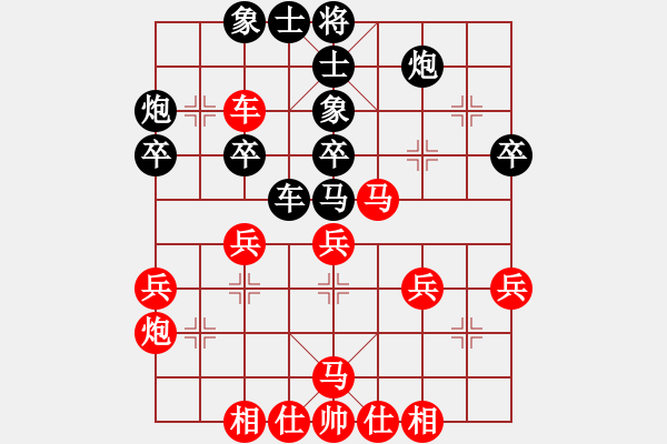 象棋棋譜圖片：一馬踏平川(電神)-勝-高級(jí)圣斗士(9星) - 步數(shù)：40 