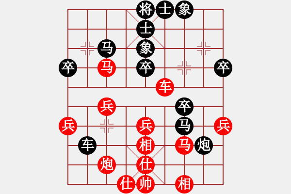 象棋棋譜圖片：太湖戰(zhàn)神柒(5f)-和-星月無名(北斗) - 步數(shù)：40 