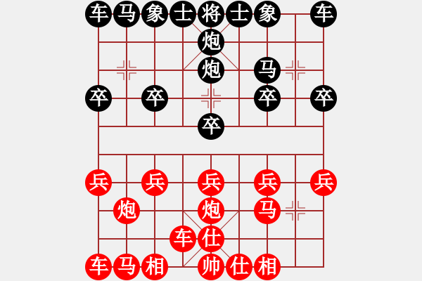 象棋棋譜圖片：裝B窩心炮2..pgn - 步數(shù)：10 