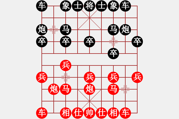 象棋棋谱图片：第07轮 第03台 广西 黄士清 先和 湖南怀化 林军 - 步数：10 