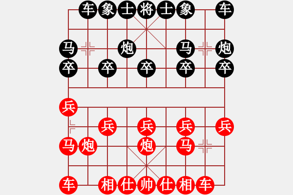 象棋棋譜圖片：劉鑫先勝二少爺 - 步數：10 