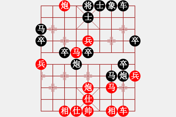 象棋棋譜圖片：第05輪 第10臺(tái) 河北 張婷婷 先負(fù) 山西 周軍 - 步數(shù)：40 