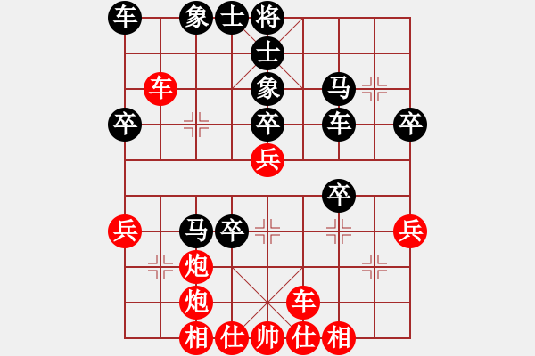 象棋棋譜圖片：中炮過(guò)河車七路馬對(duì)屏風(fēng)馬兩頭蛇 上士左馬盤(pán)河-樂(lè)在清閑時(shí)(北斗)-勝-東方神庫(kù)(北斗) - 步數(shù)：40 