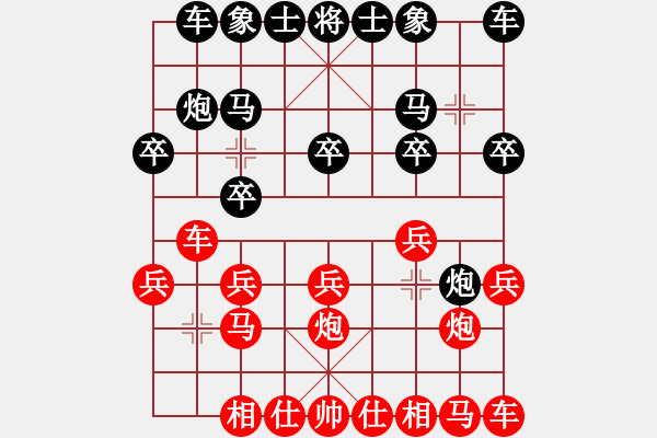 象棋棋譜圖片：棋楓-絲絲[783400604] -VS- 天下第一棋牌[690454380] - 步數(shù)：10 