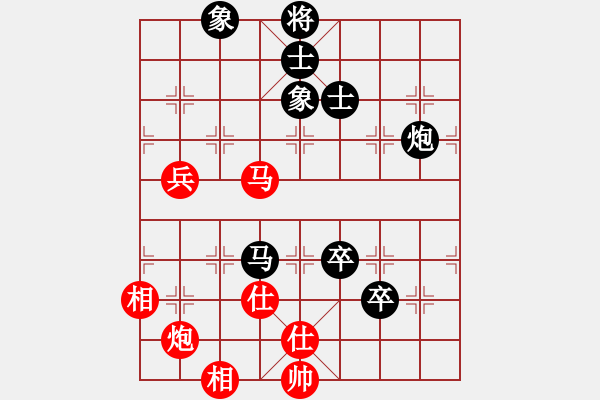 象棋棋譜圖片：宰割別慌(8段)-負-喜耕田(6段) - 步數(shù)：100 