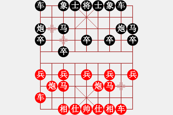 象棋棋譜圖片：刁不三刀(7段)-勝-竹根灘(3段) - 步數(shù)：10 