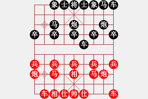 象棋棋譜圖片：93號(hào)棋利斷金VS20號(hào)天下霸主(2011-5-6) - 步數(shù)：10 