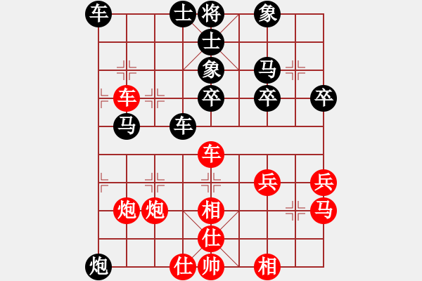 象棋棋譜圖片：棋壇尊者(五級)vs檳榔妹(十二級)20150819191356.ccf - 步數(shù)：40 