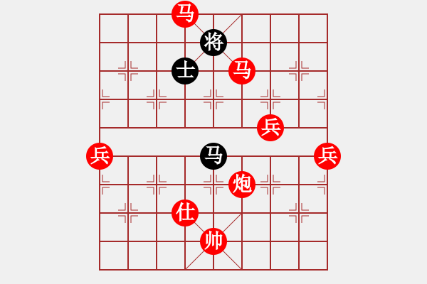 象棋棋譜圖片：棋局-2ak 53p2A - 步數(shù)：47 