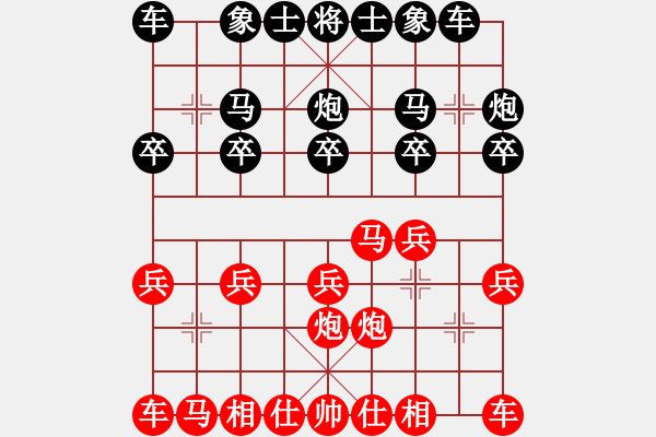 象棋棋譜圖片：《老謀深算，棄馬取勢(shì)！》huanglading【先負(fù)】寧波戚文卿(2015-6-18大師網(wǎng)高級(jí)棋室) - 步數(shù)：10 