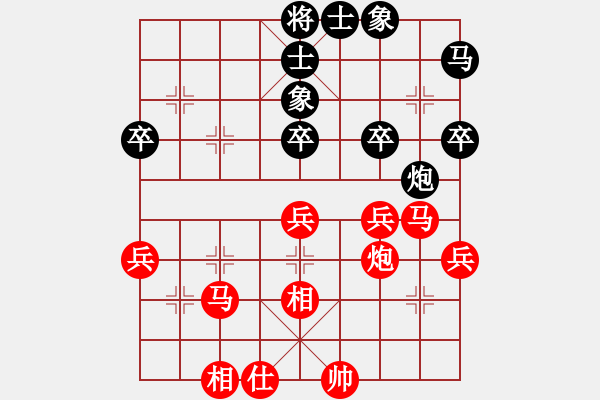 象棋棋譜圖片：1261局 A22- 飛相進左馬對右士角炮-小蟲引擎23層(2780) 先勝 張飛(1350) - 步數(shù)：40 