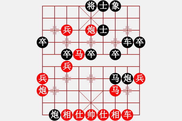 象棋棋譜圖片：棋中奕(6星)-勝-雪戰(zhàn)漿糊(7星) - 步數(shù)：40 