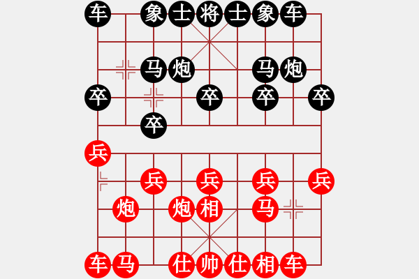 象棋棋譜圖片：9隨心所向VS大師群樺(2013-1-20) - 步數(shù)：10 