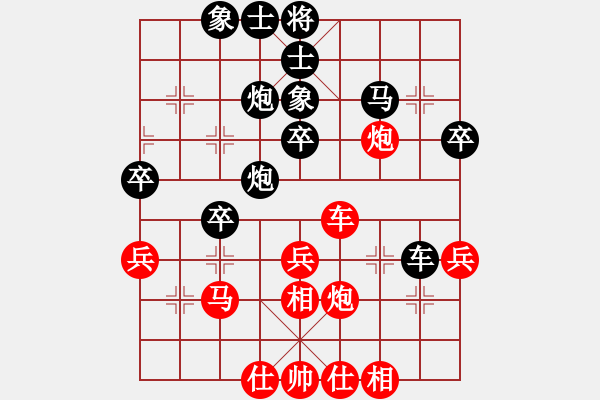 象棋棋譜圖片：素愛(ài)開(kāi)哥(1段)-負(fù)-剁子朽(3段) - 步數(shù)：40 