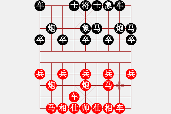 象棋棋譜圖片：水中蛟龍[1437295124] -VS- 游戲玩家[-] - 步數(shù)：10 