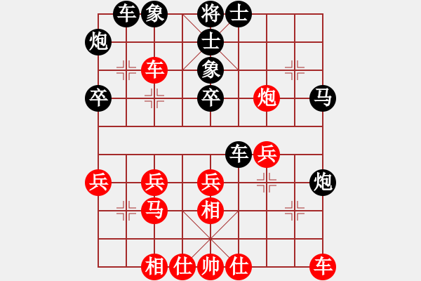 象棋棋譜圖片：弈林風(fēng)云(4段)-勝-梁山手槍手(1段) - 步數(shù)：30 