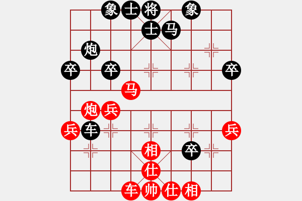 象棋棋譜圖片：南陽仙劍(1段)-負(fù)-中庸之道妙(2段) - 步數(shù)：40 