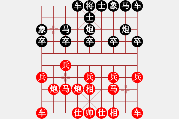 象棋棋譜圖片：過宮炮局 先勝 - 步數(shù)：10 