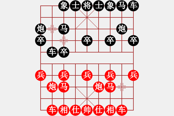 象棋棋譜圖片：tlxz(9星)-和-誠勞恒(9星) - 步數(shù)：10 