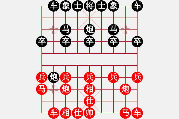 象棋棋譜圖片：弈棋美仙子(人王)-負(fù)-雪舞霜天(天帝) - 步數(shù)：10 