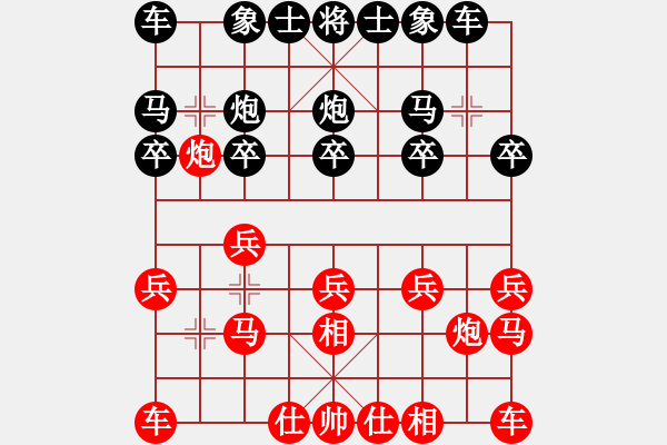 象棋棋譜圖片：初學(xué)者之一(7段)-負(fù)-bywensheng(3段) - 步數(shù)：10 