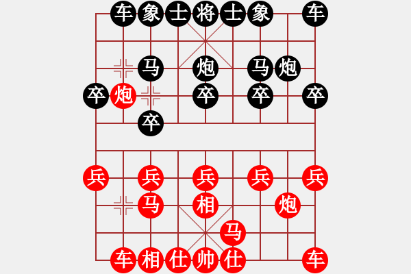 象棋棋譜圖片：陶諾維 先勝 王一明 - 步數(shù)：10 