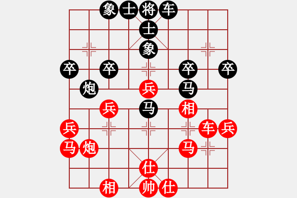 象棋棋譜圖片：溫侯呂布(1段)-負(fù)-牛躍(1段) - 步數(shù)：40 