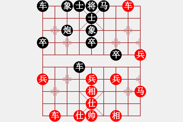 象棋棋譜圖片：歐文[紅] -VS- 邊緣人生[黑] - 步數(shù)：40 