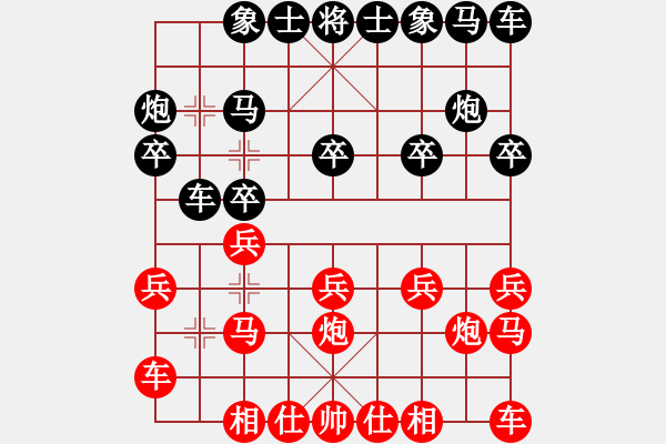 象棋棋譜圖片：華東小怪(月將)-負-虛名誤人生(月將) - 步數(shù)：10 