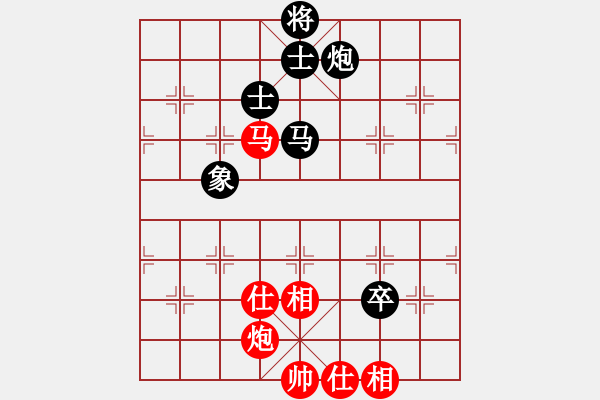 象棋棋譜圖片：【28】自力更生 (風(fēng)魔) 和 東方神圣 (無極) - 步數(shù)：100 