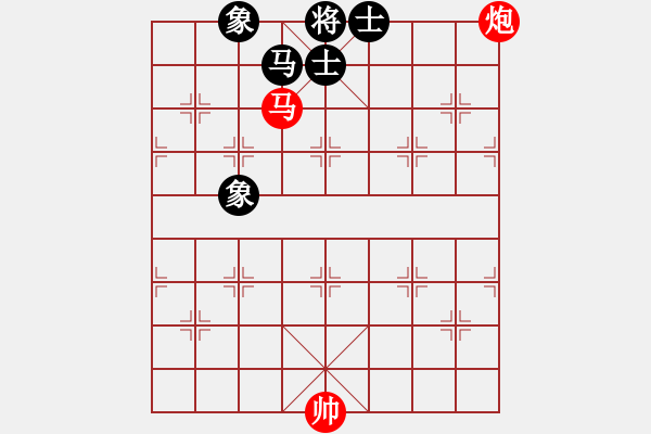 象棋棋譜圖片：第489例 馬炮對(duì)單馬士象全 - 步數(shù)：5 